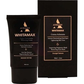 تصویر کرم روشن کننده و ضد لک وایتامکس اورلین Aurelien Whitamax Emulgel