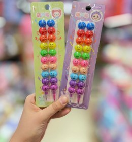 تصویر مداد و ماژیک رنگی فشنگی 