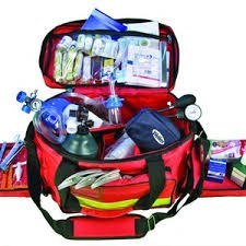 تصویر کیف احیای برزنتی با تجهیزات کامل جامبگ بزرگ پر