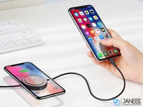 تصویر شارژر بی سیم بیسوس WXCA-01 Baseus WXCA-01 5W Data Cable Qi Wireless Charger