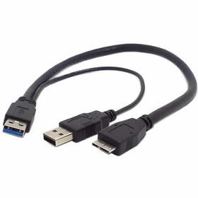 تصویر کابل هارد USB 3 دو سر ونتولینک به طول 0.5 متر ا Venetolink USB 3 Hard Cable 0.5M Venetolink USB 3 Hard Cable 0.5M