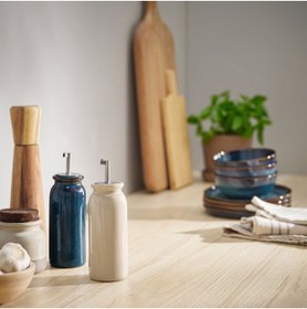 تصویر بطری روغن سرامیکی بژ BRUGDHAJ 