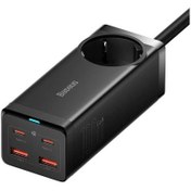 تصویر شارژر رومیزی بیسوس مدل PowerCombo Baseus PowerCombo PSZM000401 100W 4-Port Desktop CHARGER