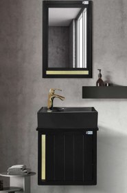 تصویر کابین روشویی مدل Maya Black C9059 