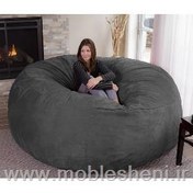 تصویر مبل بین بگ ۲ نفره مخمل 