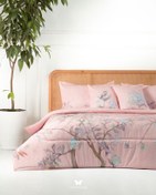 تصویر روتختی صورتی مدل هزارچشم Hermodr Bedding set