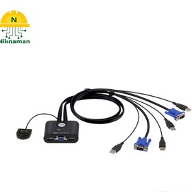 تصویر کی وی ام VGA (2پورت) آتن (ATEN) مدل CS22U 