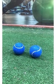 تصویر توپ تنیس 2 تمرینی آبی Buffer 