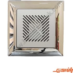 تصویر زنگ دینگ دانگ مدل الیزه طرح متال نقره ای 