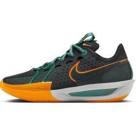 تصویر کتونی بسکتبال نایک Nike G.T. Cut 3 جی تی کات 3 رنگ مشکی نارنجی 