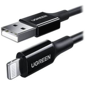 تصویر کابل 1 متری تبدیل USB به لایتنینگ یوگرین مدل US155 Ugreen US155 USB to Lightening 1m Charging Data Cable