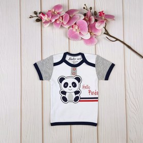 تصویر تیشرت نوزادی طرح پاندا – سه تا شش ماه 