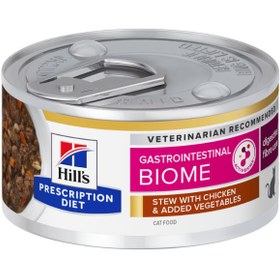 تصویر کنسرو گسترواینتستینال گربه هیلز (Gastrointestinal Biome Stew for Cats) 