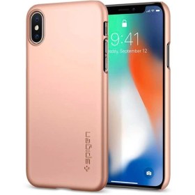 تصویر کاور اسپیگن مناسب گوشی آیفون Spigen Thin Fit Cover For iPhone X 