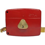 تصویر قفل درب حیاط کلید دوشیار S.T.A_مدل 105Y(طرح کالی) 