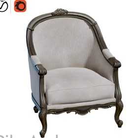 تصویر صندلی تک نفره کلاسیک 