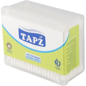 تصویر گوش پاکن بسته 200 عددی تاپز Tapz Cotton Swab 200 pcs