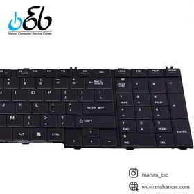 تصویر کیبرد لپ تاپ توشیبا Satellite C650 Keyboard Laptop Toshiba Satellite C650