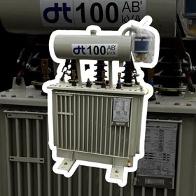تصویر ترانسفورماتور ۱۰۰ کیلو ولت آمپر روغنی کم تلفات ایران ترانسفو 