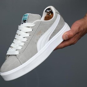 تصویر کتانی مردانه پوما ونس سایز ۴۱ تا ۴۴ رنگ طوسی سفید 