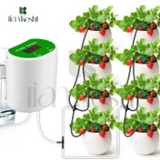 تصویر سیستم آبیاری خودکار گیاهان با نمایشگر LED 