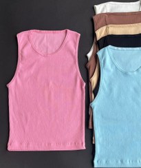 تصویر تاپ حلقه ای ساده نخ پنبه 