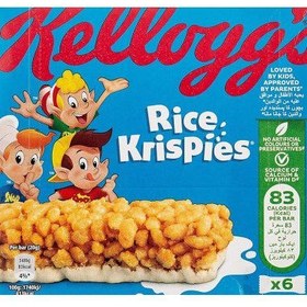 تصویر غلات بار کلاگز برنجی 20 گرمی Kellogg's Rice Krispies Cereal Bar 