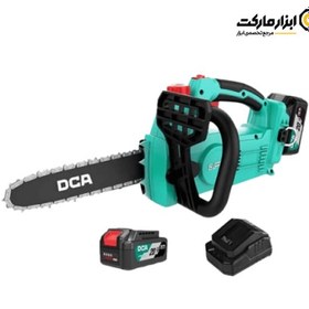 تصویر اره زنجیری شارژی DCA براشلس 25 سانتی‌ متر مدل ADML250BM 