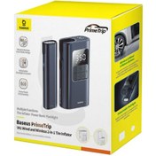 تصویر پمپ باد شارژی چراغ قوه و پاوربانک باسئوس مدلBaseus Car Tire Inflator Pumper VA1 BSCG034 Baseus Car Tire Inflator Pumper VA1 BSCG034