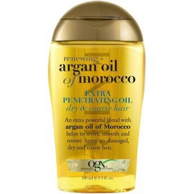 تصویر روغن مو او جی ایکس Argan Of Morocco OGX انواع مو حجم 100میل 