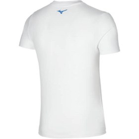 تصویر Mizuno گرافیک tee مردان t -shirt سفید 