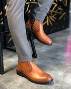 تصویر نیم بوت مردانه چرم طبیعی مدل B3-108 