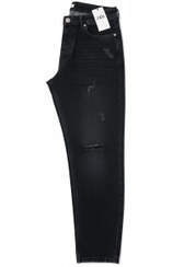 تصویر شلوار جین مردانه مدل مام رنگ مشکی برند zara 