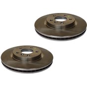 تصویر دیسک ترمز چرخ جلو مدل J69-3501075 مناسب برای ام وی ام X22 بسته دو عددی 