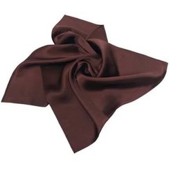 تصویر روسری ساتن ساده scarf
