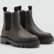 تصویر بوت زنانه چلسی چرمی - مانگو - MANGO - اورجینال- 876133603 