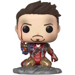 تصویر فیگور فانکو پاپ مرد آهنی با دست قدرتمند مدل 580 Funko Pop IRON MAN 