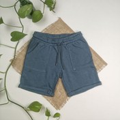 تصویر شلوارک نوزادی برند لوپیلو طرح جیب دار کمربند دار تو دورس آبی تیره رنگ - 8 تا 10 سال - 8 تا 10 سال | فروشگاه نام نیکو 