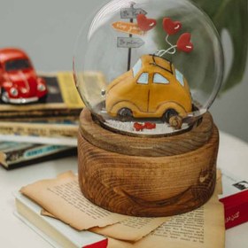 تصویر گوی دکوری طرح ماشین 