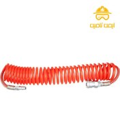 تصویر شیلنگ باد فنری 5 متر کوپلینگ دار 