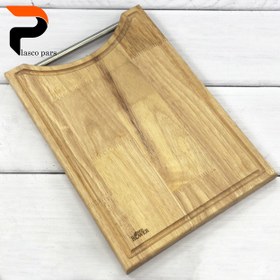 تصویر تخته گوشت دسته فلزی بزرگ A380 