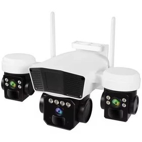 تصویر دوربین مداربسته سیمکارتی L3 ۱۲ مگاپیکسل دید در شب رنگی 