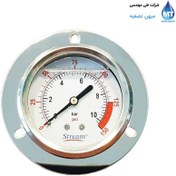 تصویر مانومتر افقی روغنی 10 بار استریم STREAM مدل YTN-60ZT-10Bar 
