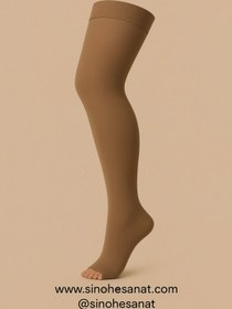 تصویر جوراب جراحی آنتی آمبولی بلند فری سایز 
