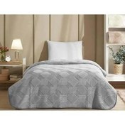 تصویر Özdilek پتو دو نفره آرت دکو (220X240)-خاکستری تیره Özdilek Trendy Art Deco Çift Kişilik Battaniye (220X240)-KOYU GRİ