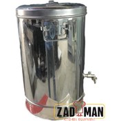 تصویر فلاسک صنعتی ۲۰ لیتری استیل مدل ZF20LS 