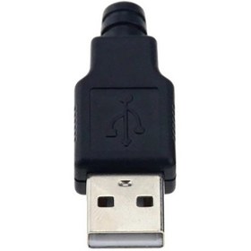 تصویر کانکتور USB نری کاور دار 