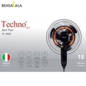 تصویر پنکه و هیتر دوکاره تکنو مدل Te-9600 Te-9600