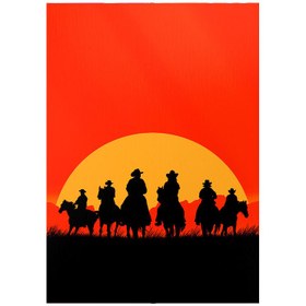 تصویر متال پوستر مستر پیکد طرح Red Dead Redemption 2 کد PCD-MB1025 