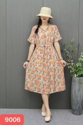 تصویر پیراهن یقه وین آستین کوتاه کد محصول ۹۰۰۶